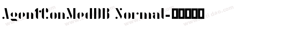 AgentConMedDB Normal字体转换